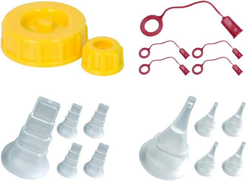 Fastcap Fastedge Glu-Bot Tip Kit - 16 Ounce Capacity, Replacement Lid, Ring, Blade & Yorker Tips, Caps Included - Original Version - 98229 - Image 1