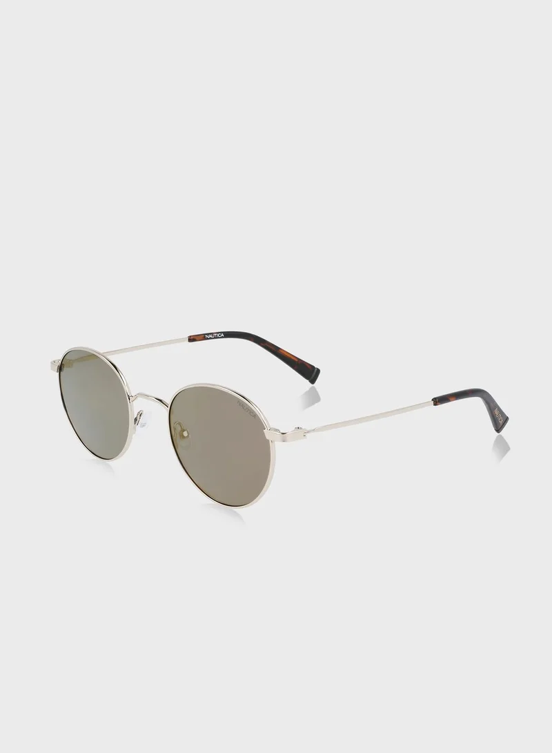 NAUTICA N4648Sp Round Sunglasses