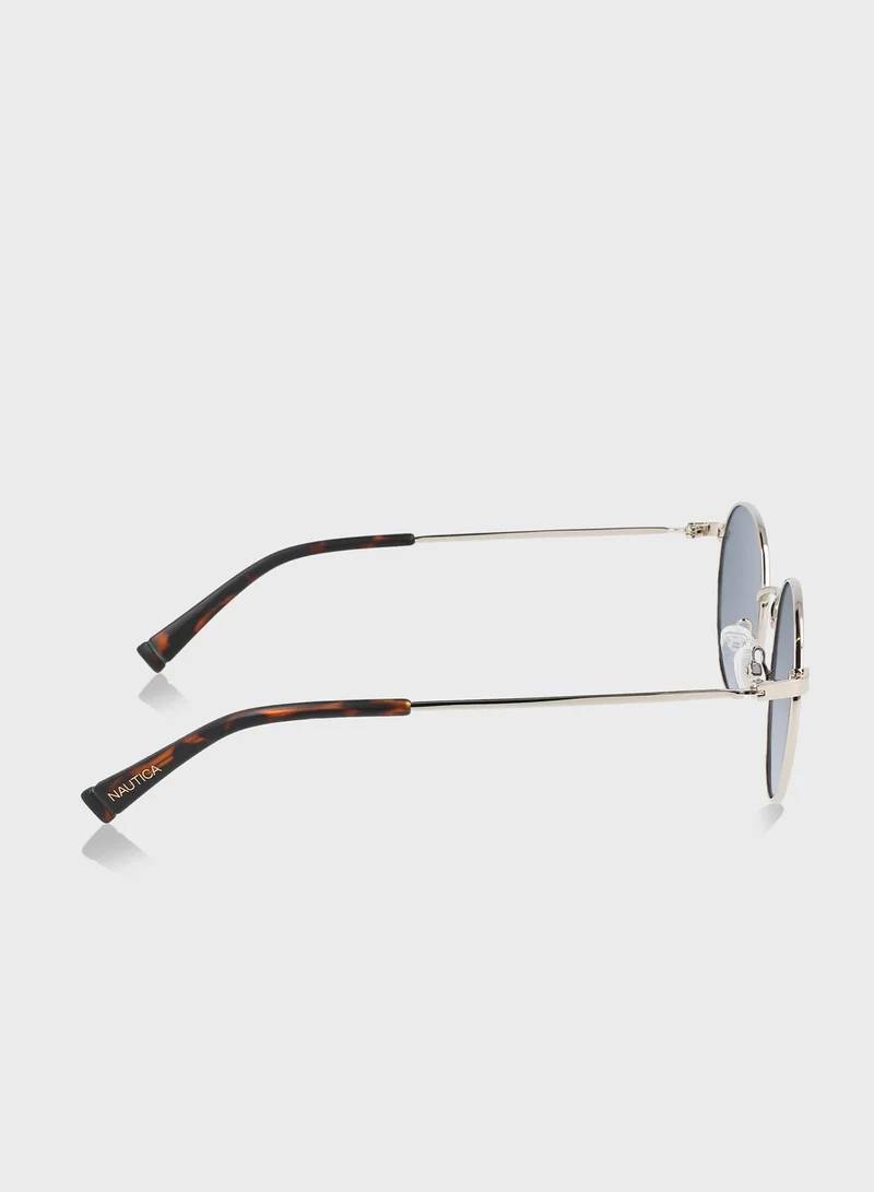 NAUTICA N4648Sp Round Sunglasses