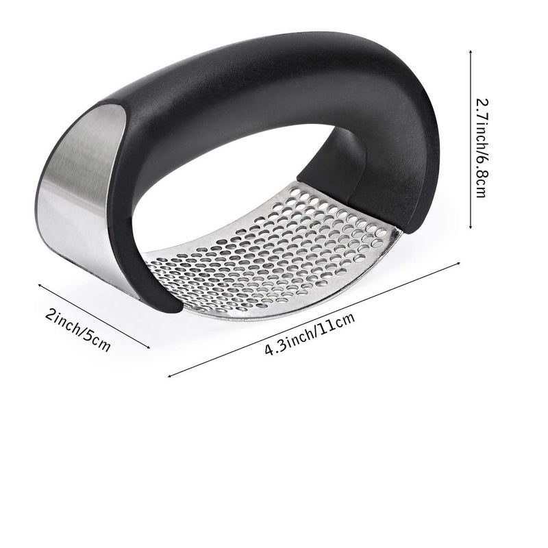 Homewide Garlic Press Crusher Stainless Steel Garlic Press Ginger Crusher Stainless Steel Ginger Crusher Squeezer Mincer Kitchen Gadget Tool  - Image 5