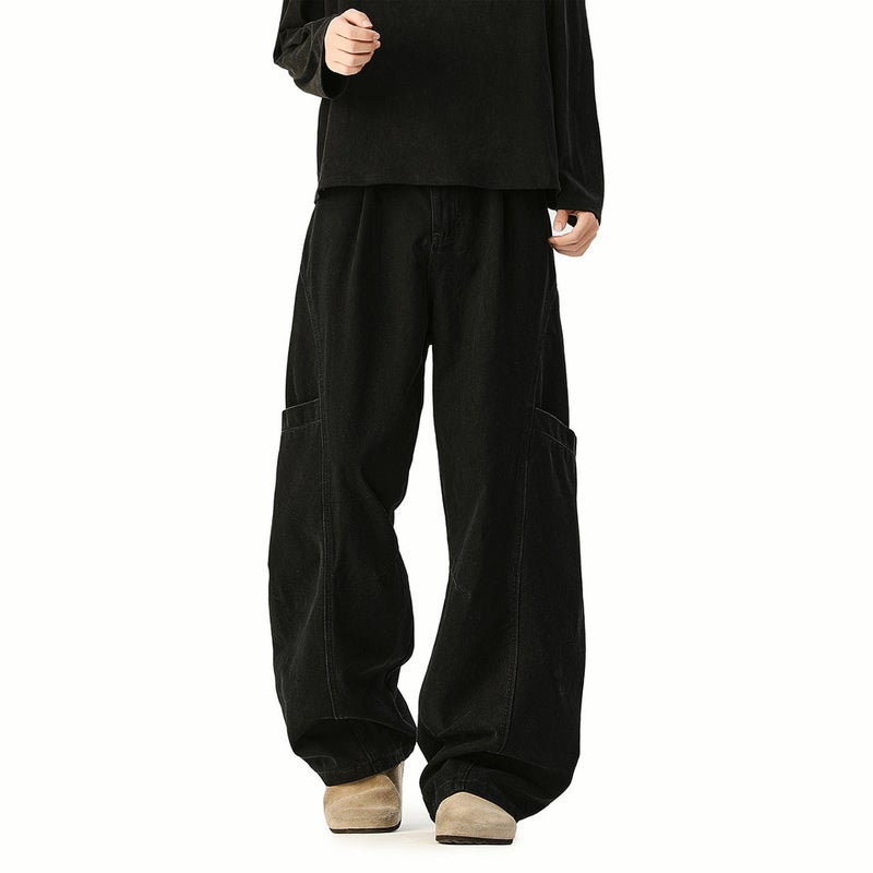 Unisex Casual Daily Denim Jeans - Image 3