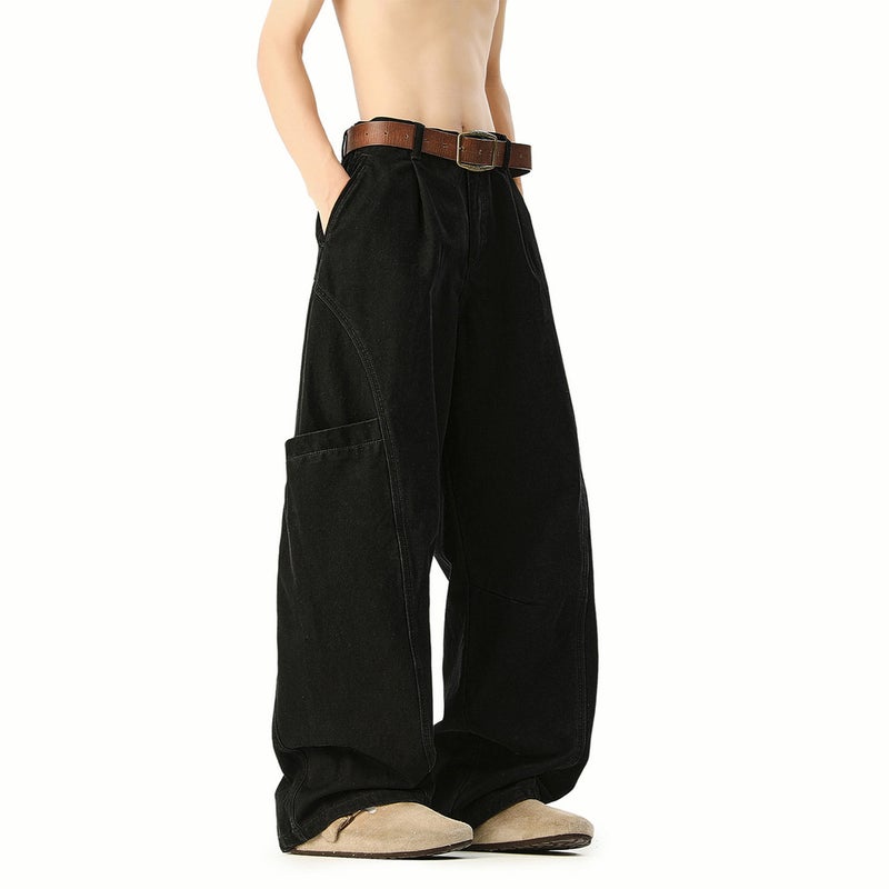Unisex Casual Daily Denim Jeans - Image 4