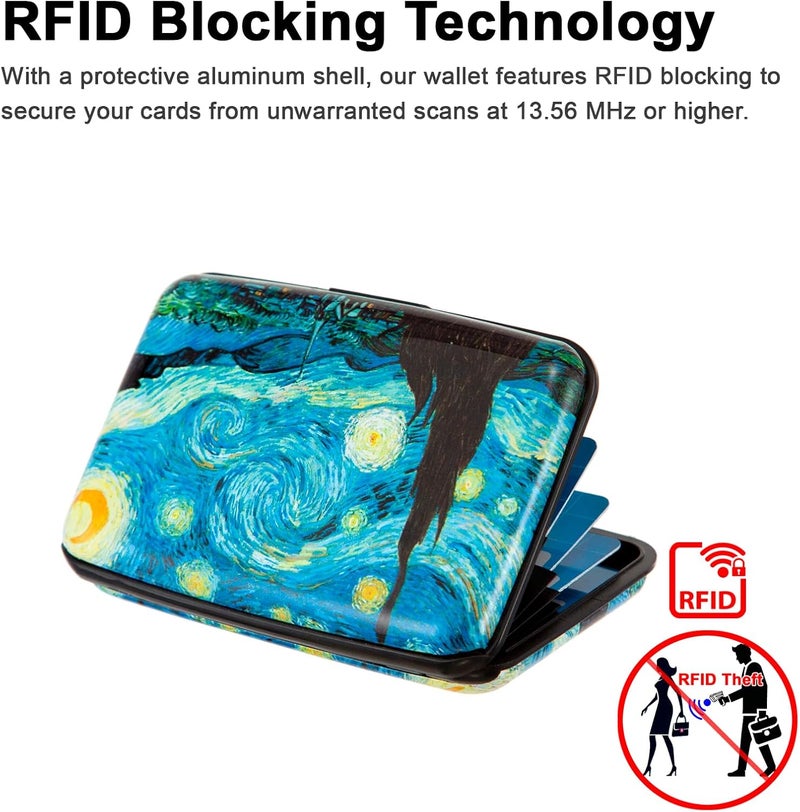 Kaabao Credit Card Holder Small RFID Blocking Wallet Business Metal Slim Mini Aluminum Hard Case for Women Men - Image 2