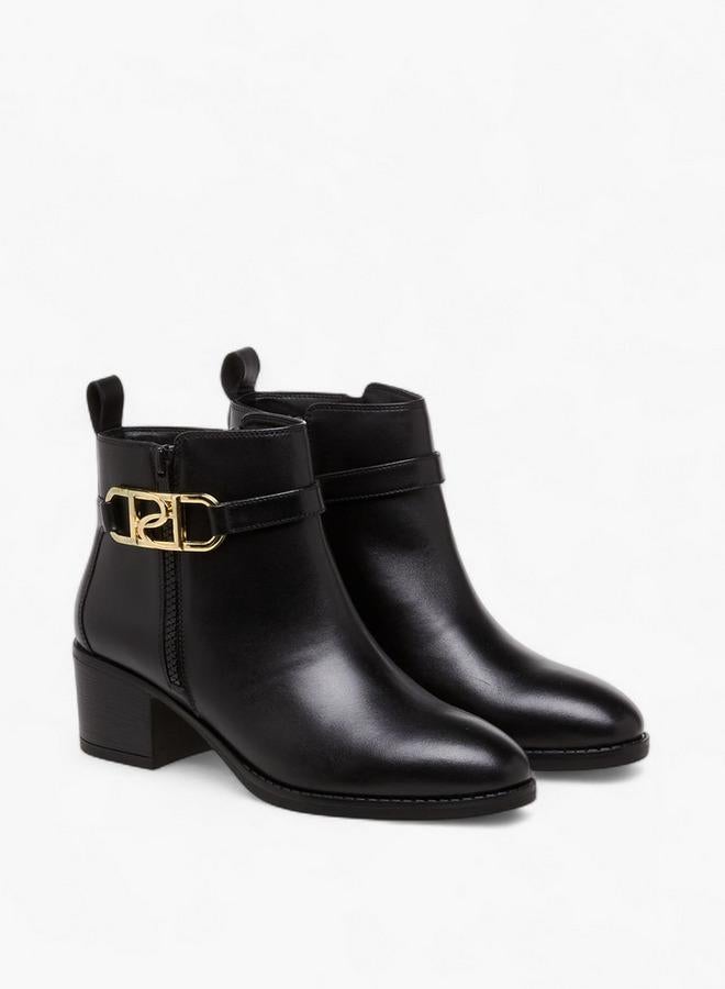 Paprika Women's Buckle Accent Ankle Boots - Image 3