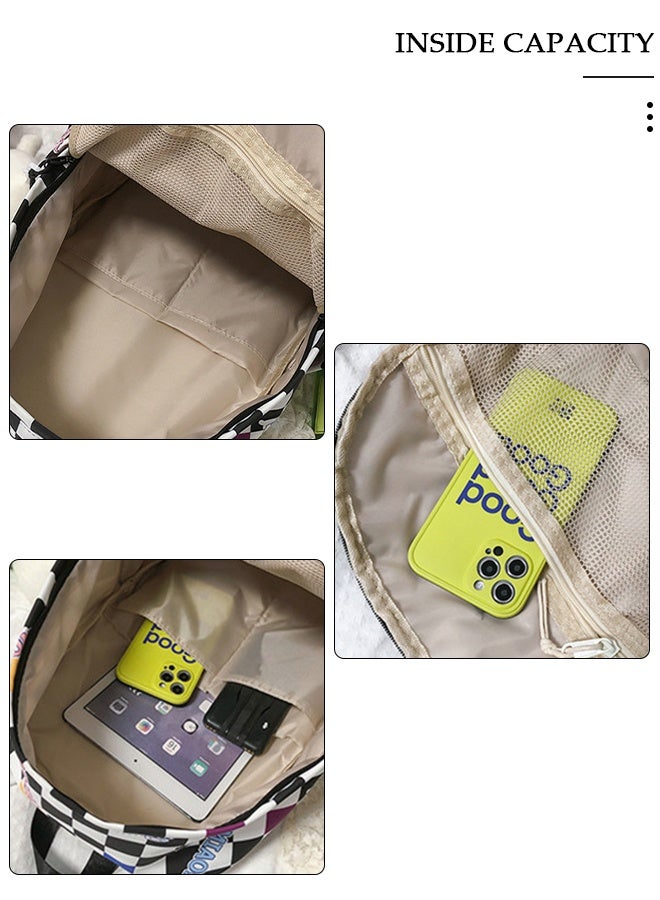 DUNISO Girl's School Backpack with Pencil Case Waterproof Book Bag with Compartments for Teen Girl Kid Students Elementary School Kids' School Bag With Large Capacity - Image 5