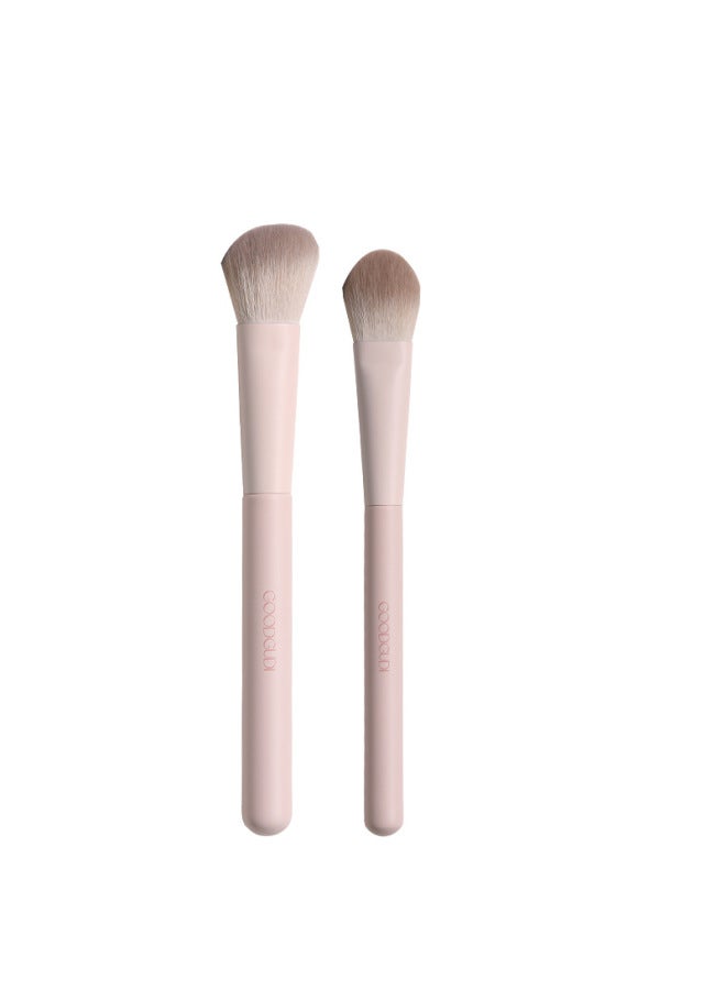 Peach Blossom Makeup Brush Set For Beginners, Complete Set For Eyeshadow, Blush, Contouring, And Nose Shadow Blending - Image 5