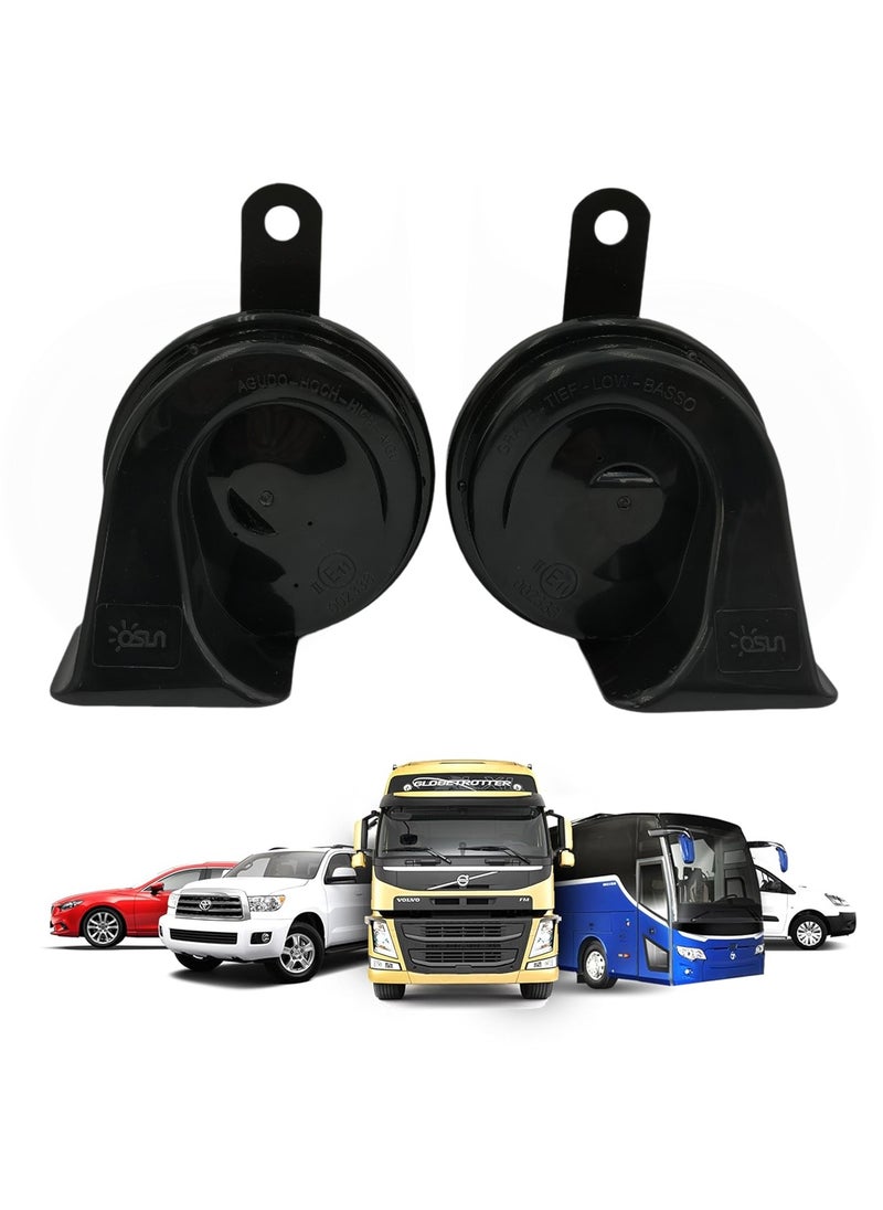 OSN - Car Horn 12V 4A 110dB Strong Sound Two Tone 400Hz/500Hz OE Quality Power Sports Horn Compact Plus OSN ODL162 - Image 1