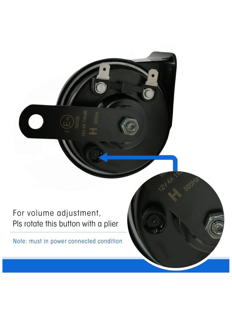 OSN - Car Horn 12V 4A 110dB Strong Sound Two Tone 400Hz/500Hz OE Quality Power Sports Horn Compact Plus OSN ODL162 - Image 1