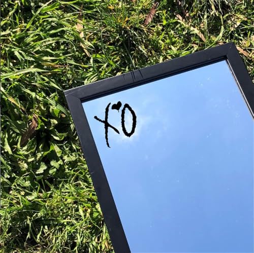 VKWE The XO Love Vinyl Sticker Car Truck Window Laptop Wall Art Decal (10cm, Black) - Image 4