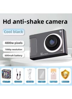 Generic Retro Ccd Camera Soul Student Party HD Digital Photo Girl Children Small Tour-Color:Cool Black  - 32g Apple Version  - Image 1