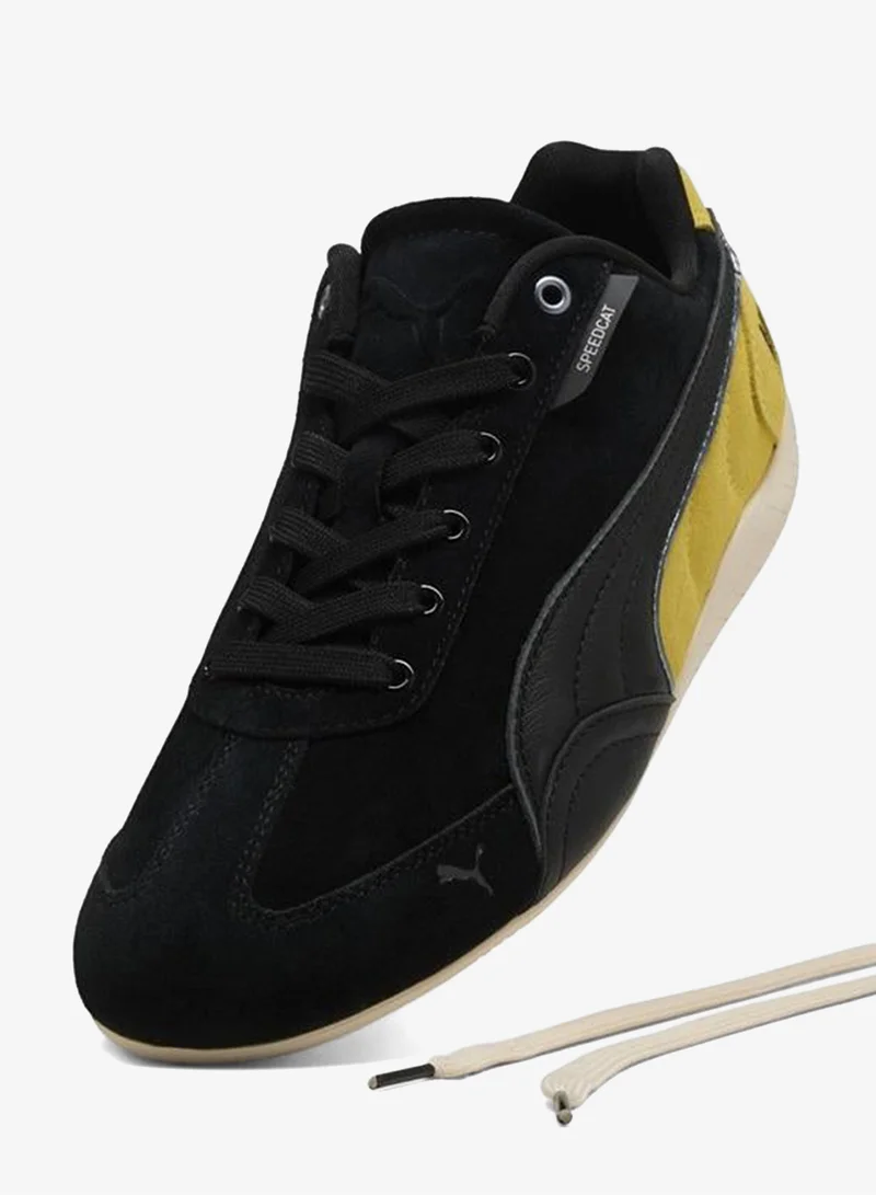 Puma PUMA Black-Speed Yellow-Warm White Scuderia Ferrari Speedcat Sneakers Unisex for Men | Best Price UAE