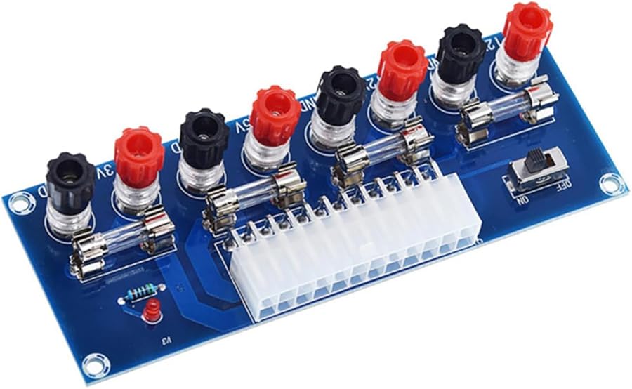 Generic ATX Power Supply Adapter Board Module with Binding Posts and ...