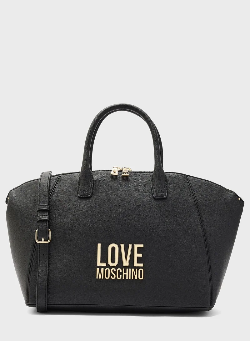 Love Moschino Love Lettering Satchel Bag