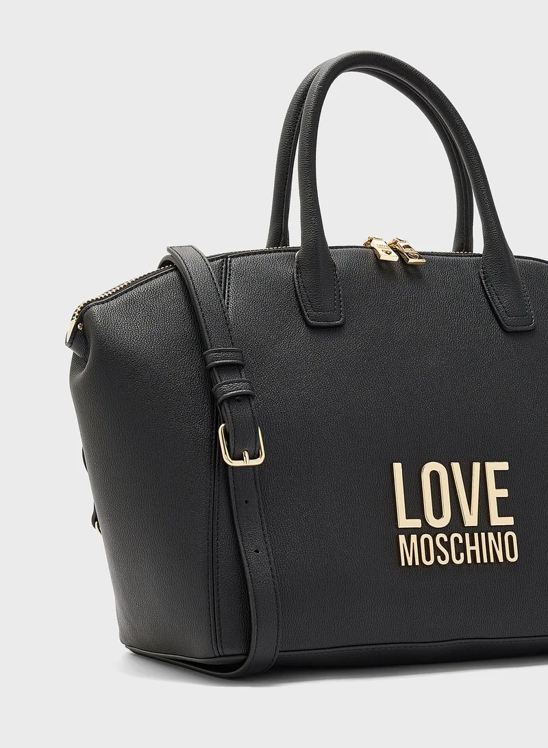 Love Moschino Love Lettering Satchel Bag