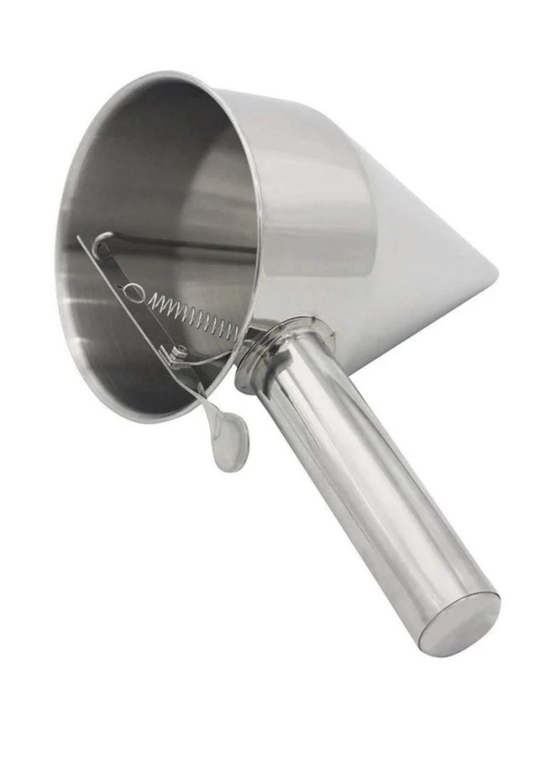 Silver pancake mix dispenser - Image 2