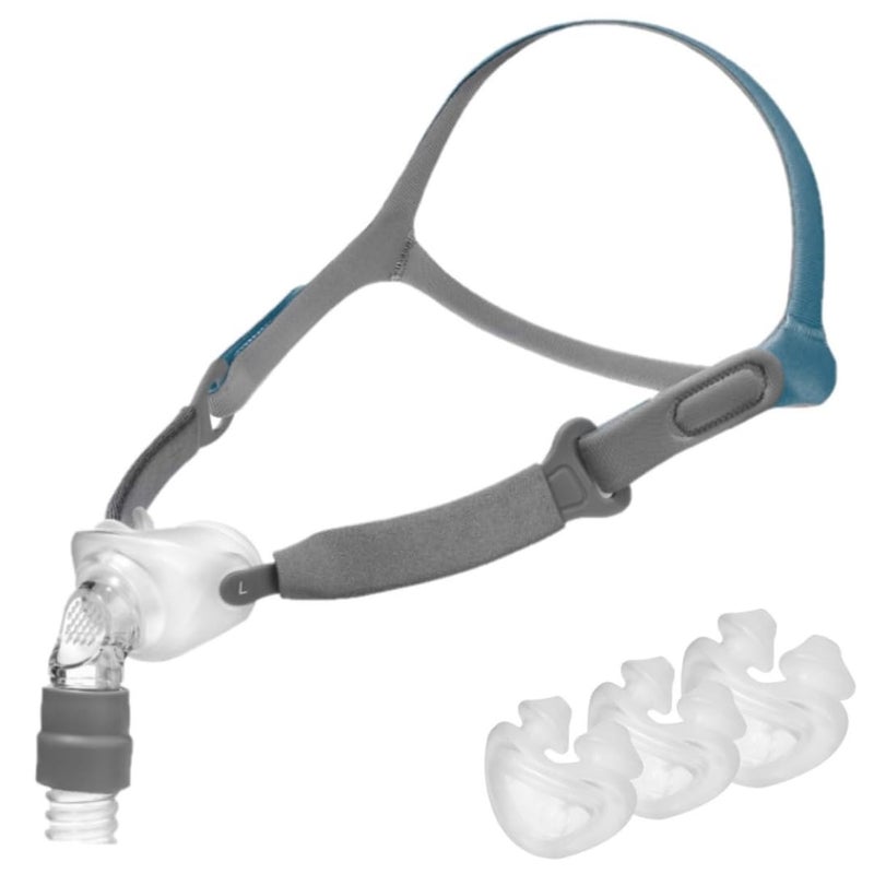 3B Medical Rio II Nasal Pillow Mask Starter Pack Small Medium Large Clear