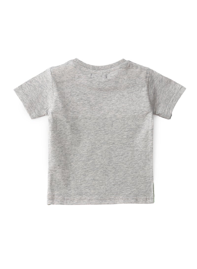 JAM Boys' Green Frog Graphic Cotton T-Shirt - Image 2