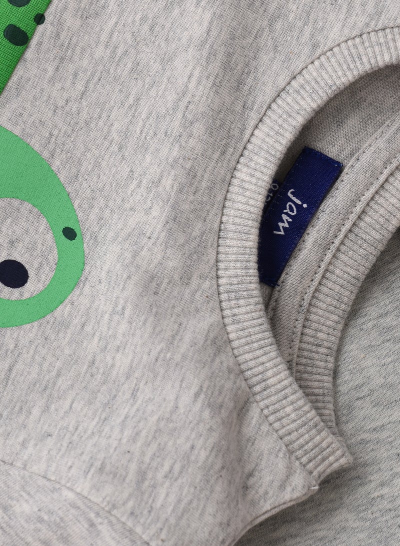 JAM Boys' Green Frog Graphic Cotton T-Shirt - Image 4