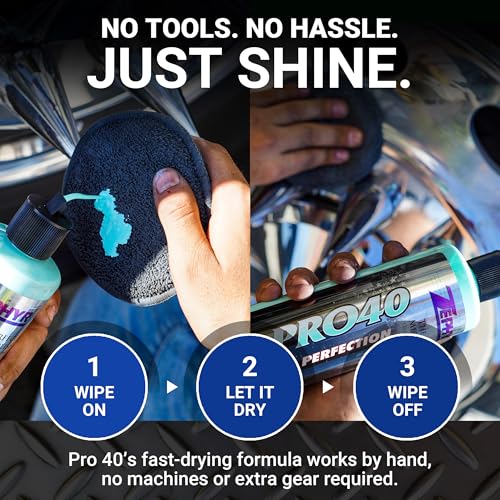 Zephyr Pro-40 The Perfect Metal Polish. for Chrome, Stainless Steel, Aluminum, Brass, Copper, Silver and Magnesium. Made in U.S.A. (16oz) - Image 5