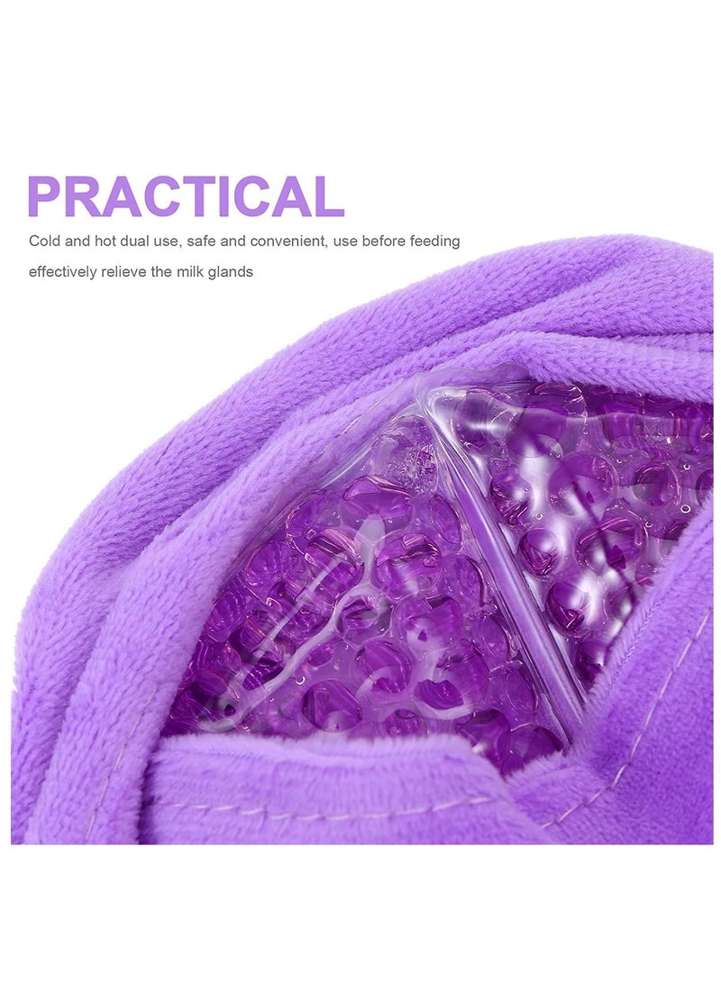 GUDOO 2 Pack Cooling Breast Gel Pads Breast Therapy Pack with Soft Plush Backing for Pain Relief of Breastfeeding - Image 4