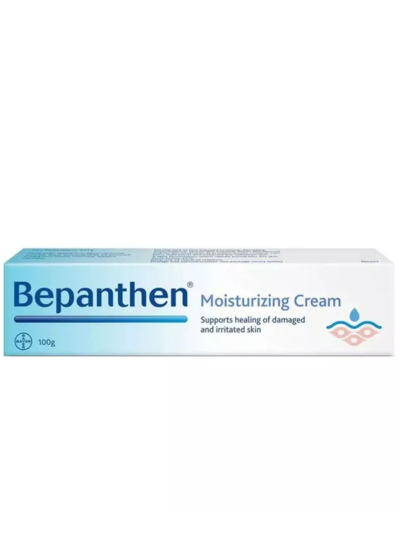Bepanthen كريم بيبانثين المرطب للبشرة الجافة والتالفة والمتهيجة 100 جرام - Image 1