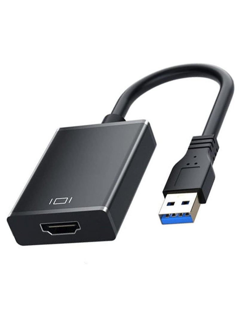 TIGER USB to HDMI Adapter, USB 3.0 to HDMI Cable Multi-Display Video Converter – For PC, Laptop, Windows 7/8/10, Desktop, Monitor, Projector, HDTV [Not Supported for Mac, Chromebook] - Image 1
