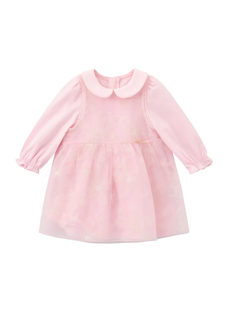 Balabala light pink Baby Girls Woven one-piece dress for Women | Best Price UAE