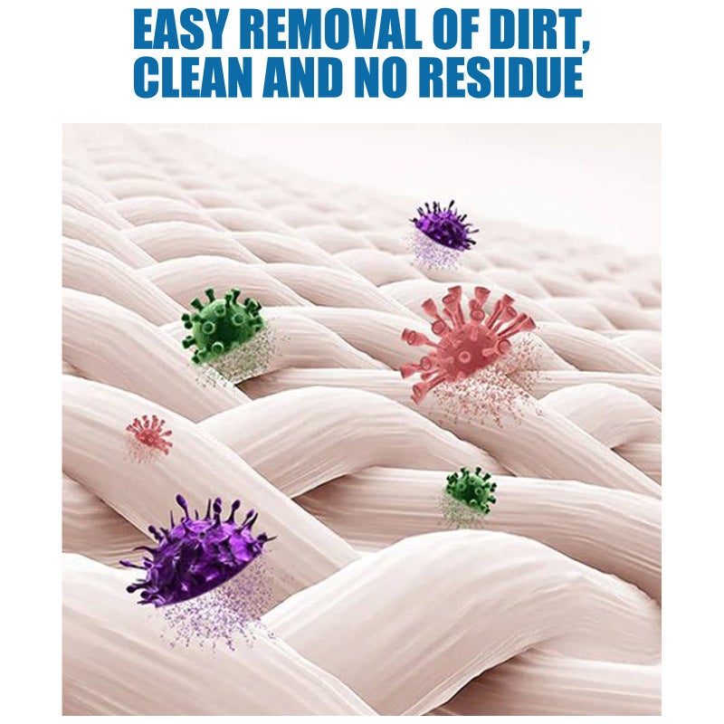 Laundry Bubble Paper Cleaning And Stain Removing Concentrated Laundry Tablets Long Lasting Fragrance Preserving Clothing Home Miss Mouths Messy Eater Stain Remover (White) - Image 3