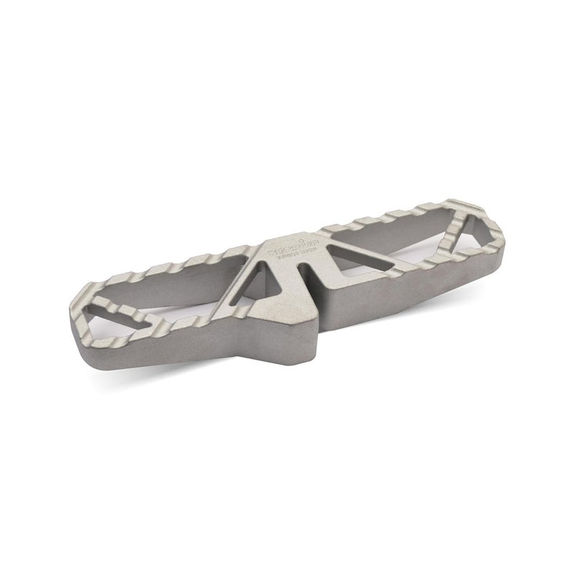 HME Secure Stable Durable Aluminum Portable TPost Fence Step for Outdoor Activities withNylon Storage Pouch and Integrated Slot - Image 2