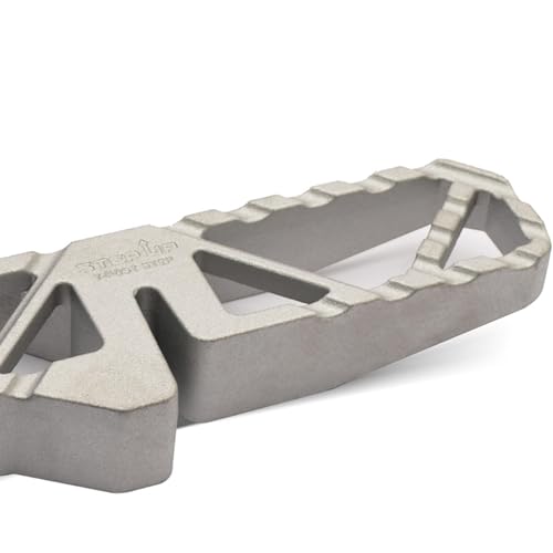 HME Secure Stable Durable Aluminum Portable TPost Fence Step for Outdoor Activities withNylon Storage Pouch and Integrated Slot - Image 3