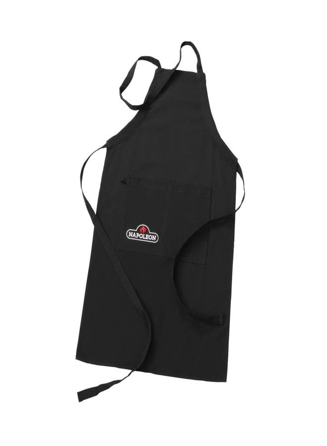 Napoleon Grilling Apron - Black, 100% Cotton, Deep Pocket, Lint Free - Image 1