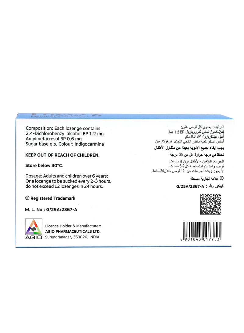 LOZZYS Menthol & Eucalyptus for Sore Throat and Blocked Nose, Dual Anti-Bacterial Action, Fast Effective Relief from the Symptoms of Sore Throat, 24 Lozenges - Image 5