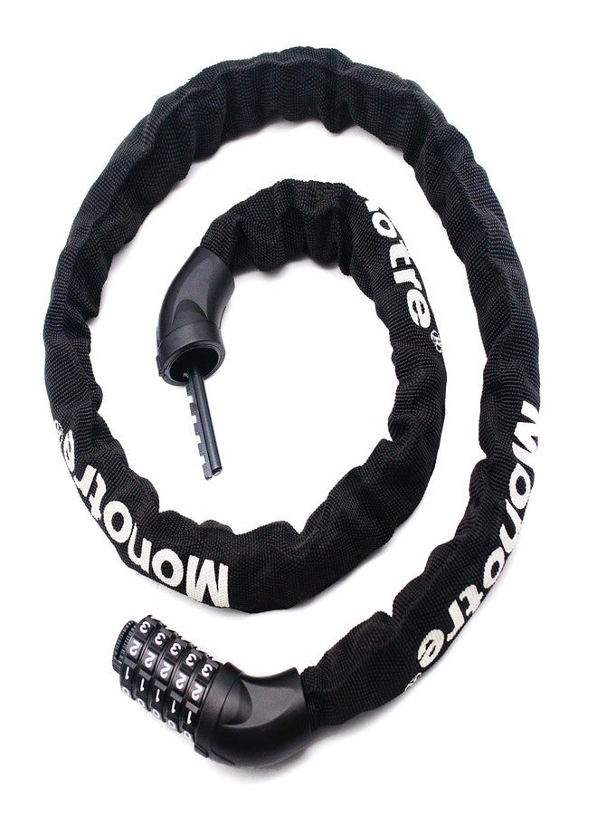 Monotre Bike Chain Lock, 5-Digit Resettable Combination Heavy Duty Anti-Theft Bike Chain Lock, 3.2FT Long Keyless Security Bike Lock for Bicycles, Scooters, Motorcycles, Doors, Fences - Image 1