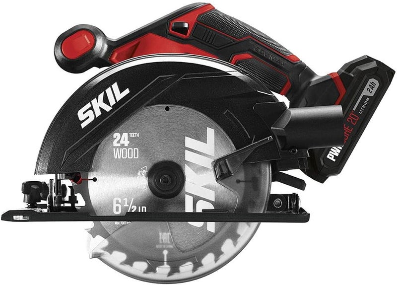 SKIL منشار دائري لاسلكي 20 فولت 6-1/2 بوصة يشمل بطارية ليثيوم PWR CORE 20 بسعة 2.0Ah وشاحن - CR540602 - Image 1