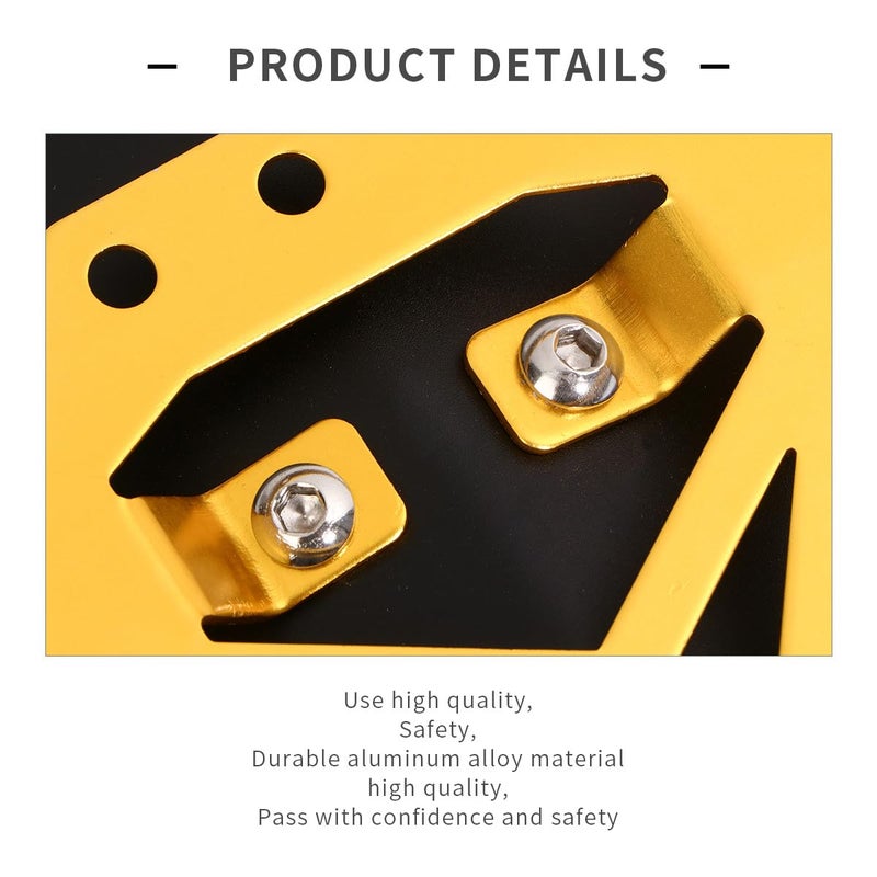 Motorcycle Rear Fender Aluminum Alloy Splash Guard Off Road Dirt Bike Gold - Image 4