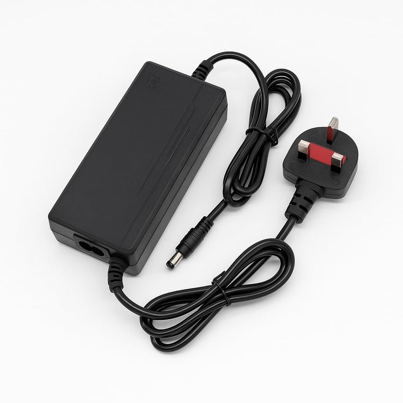 FUKUKAWA® 36V 2A E-Bike & Scooter Charger | 220V 50Hz 95W Max DC 42V Output | Lithium Battery Smart Fast Charger with UK Plug | Safe, Durable, Compact Design - Image 1