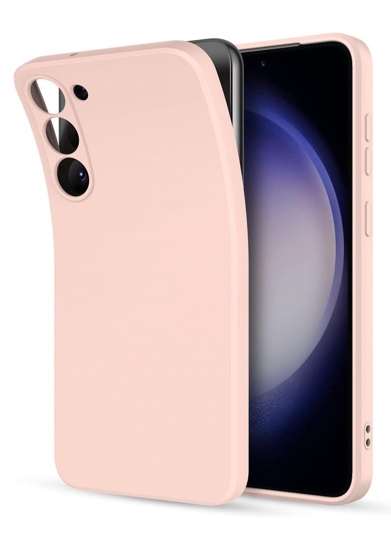 MIGOFAST Samsung Galaxy S23 Soft Silicone Gelly Rubber Cover Shockproof Matte Finish Back Cover Inner Fabric Lining with Camera Protection Case Pink - Image 2