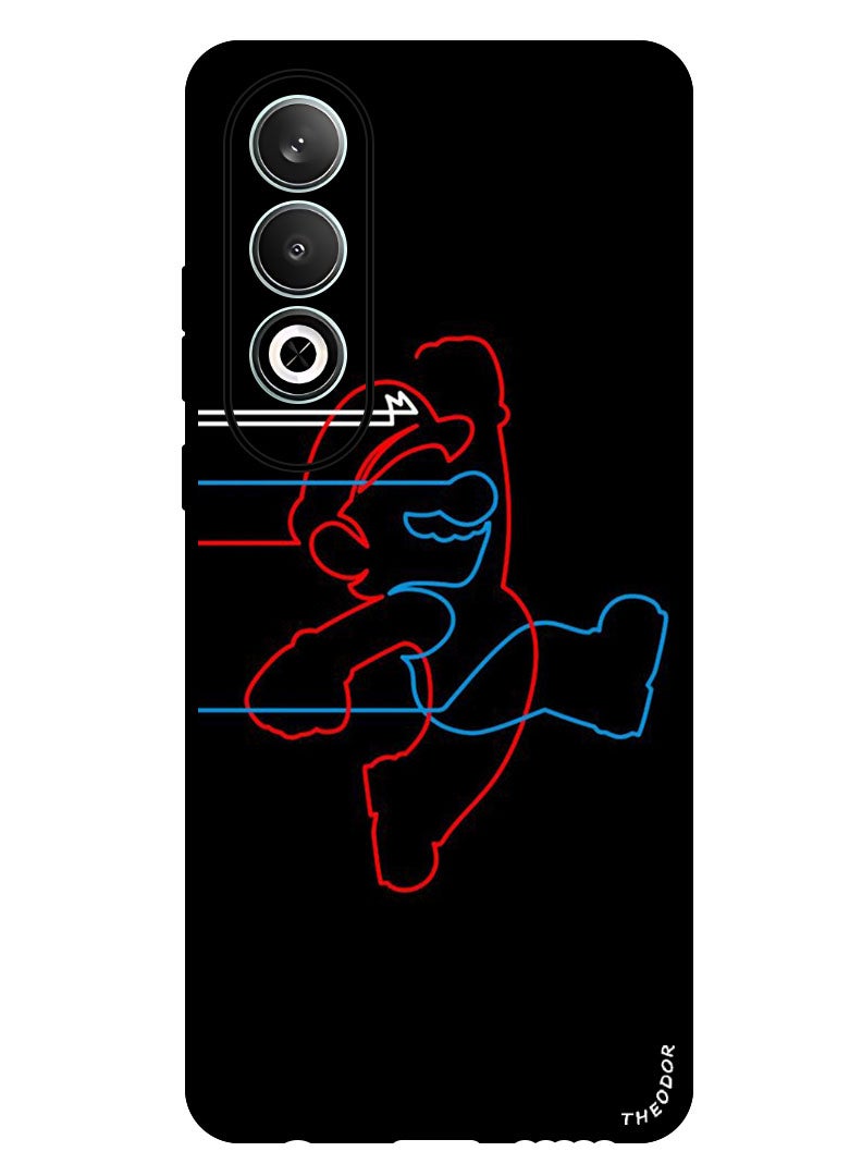 Theodor Protective Case Anti Scratch Shock Proof Bumper Cover For Oppo K12 Mario walk - Image 1