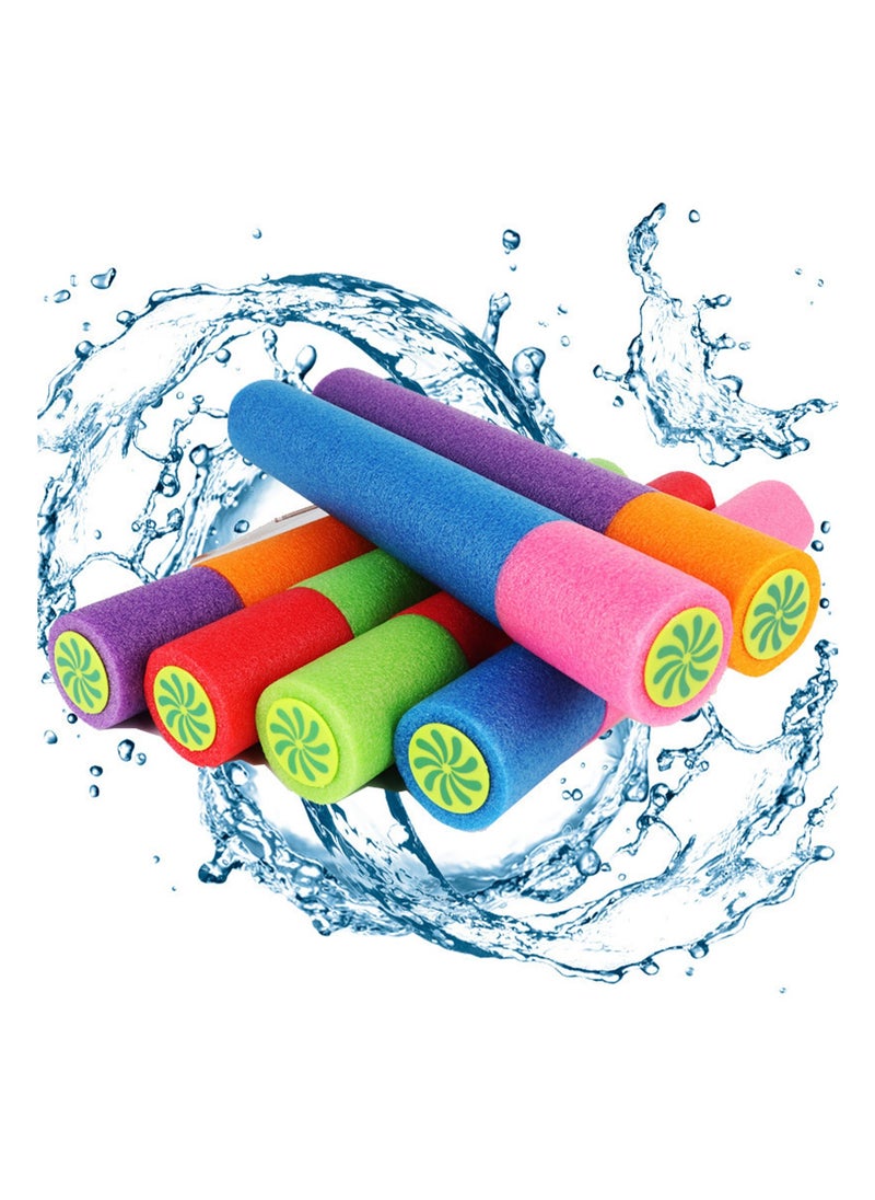 Chillspace 6 Pcs Water Guns Toys, Water Blaster Set Super Soaker Blaster Squirt Guns, Bulk Summer Outdoor Swimming Pool, Backyard, Beach Water Game Toys  - Image 1