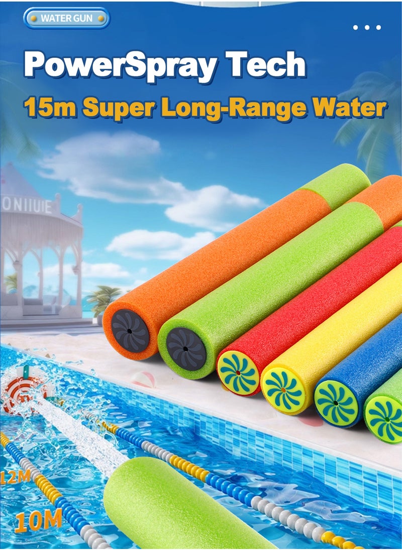 Chillspace 6 Pcs Water Guns Toys, Water Blaster Set Super Soaker Blaster Squirt Guns, Bulk Summer Outdoor Swimming Pool, Backyard, Beach Water Game Toys  - Image 3