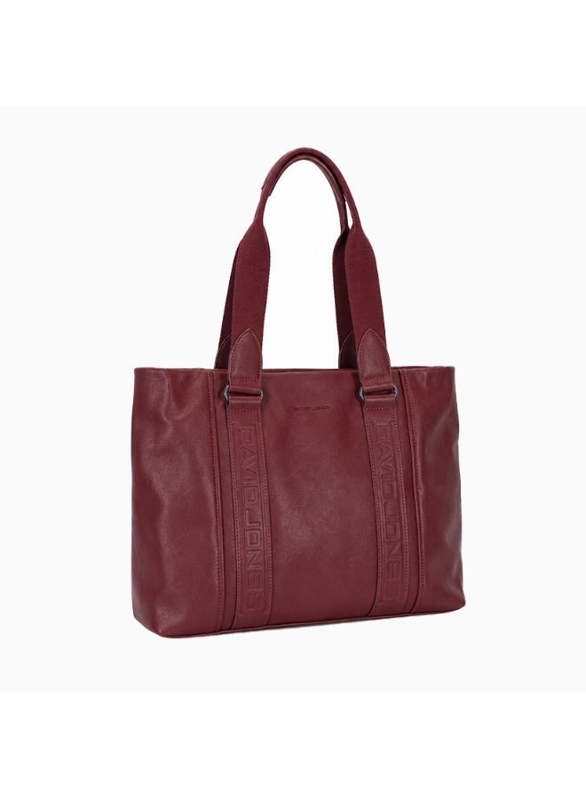 David Jones Shoulder bag large size for women model cm7701- Office, school, college, Daily purse- casual style dual wear handbag Spacious for 14-inch tablet and laptop - Image 1
