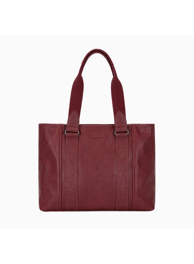 David Jones Shoulder bag large size for women model cm7701- Office, school, college, Daily purse- casual style dual wear handbag Spacious for 14-inch tablet and laptop - Image 2