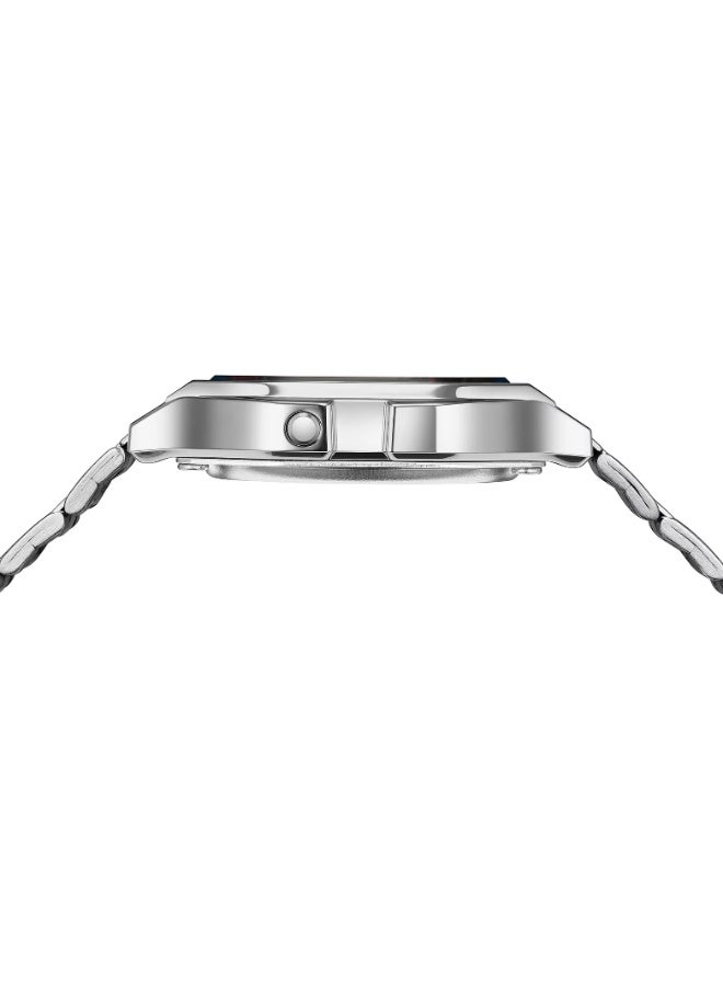 Casio A158WA‑1DF Unisex Digital Watch – Stainless Steel Silver, Alarm & Stopwatch, 7‑Year Battery - Image 5