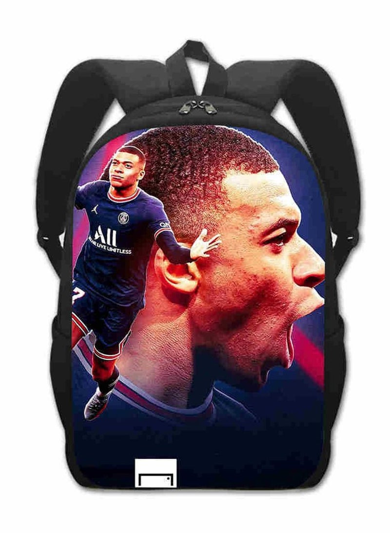 Mbappe Children Backpack Daypack Schoolbag Teen Boys School Book bag
