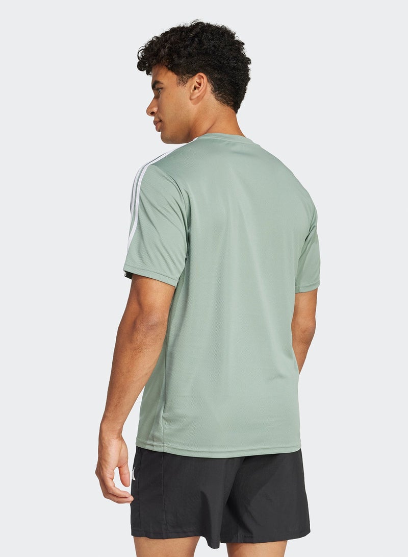 Adidas Train Essentials 3 Stripes Training T-Shirt - Image 2