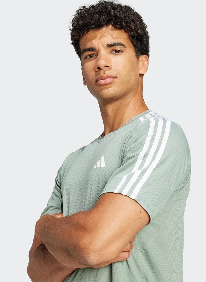 Adidas Train Essentials 3 Stripes Training T-Shirt - Image 4