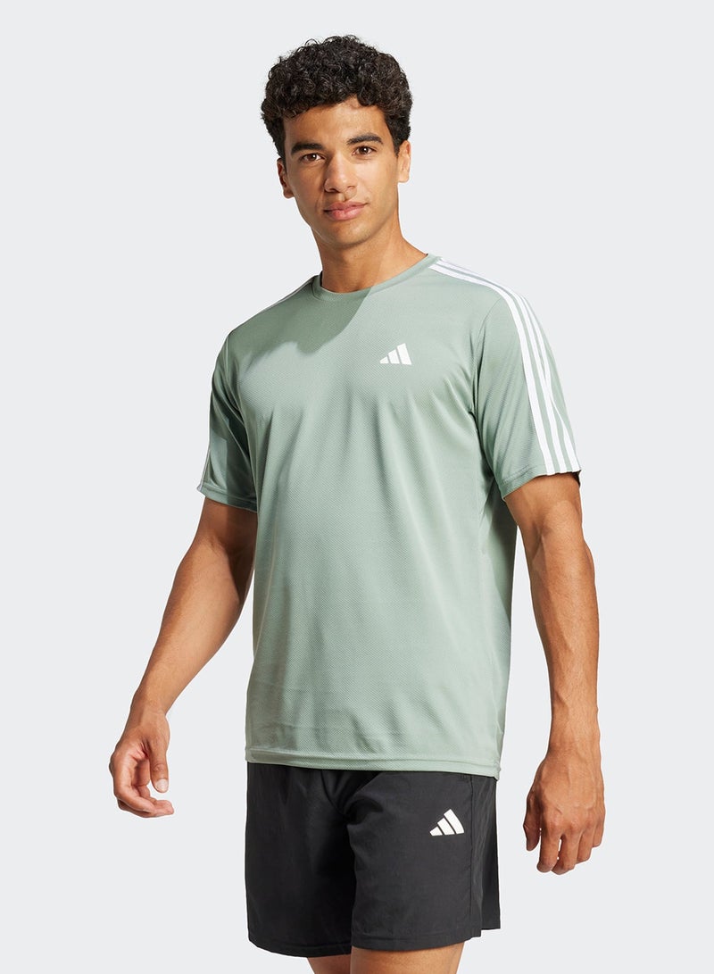 Adidas Train Essentials 3 Stripes Training T-Shirt - Image 1