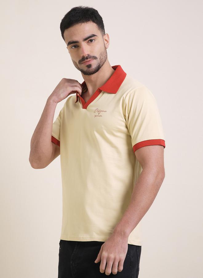 Difference of Opinion Men Relaxed Fit Printed Polo - Image 3