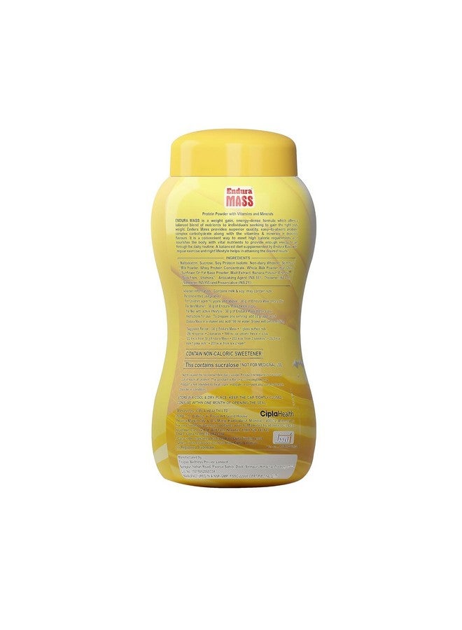 Endura Mass Weight Gainer (Banana, 1000g) - Image 2
