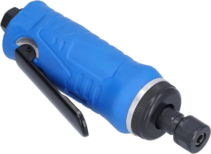 Pneumatic Grinder, Air Die Grinder with Right - Angle Zinc Alloy Body, Lightweight Shock Absorbing Industrial Hand Held Tool for Tight Spaces, 22000rpm with 3mm/6mm Chuck - Image 5